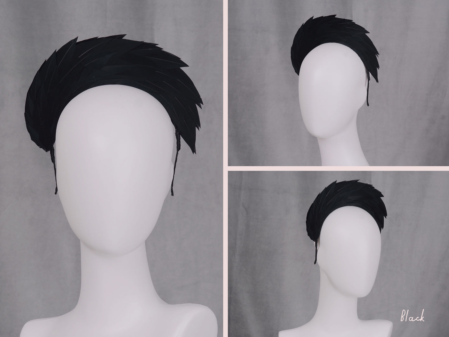 Spiked Feather Halo Headband in a Variety of Colours