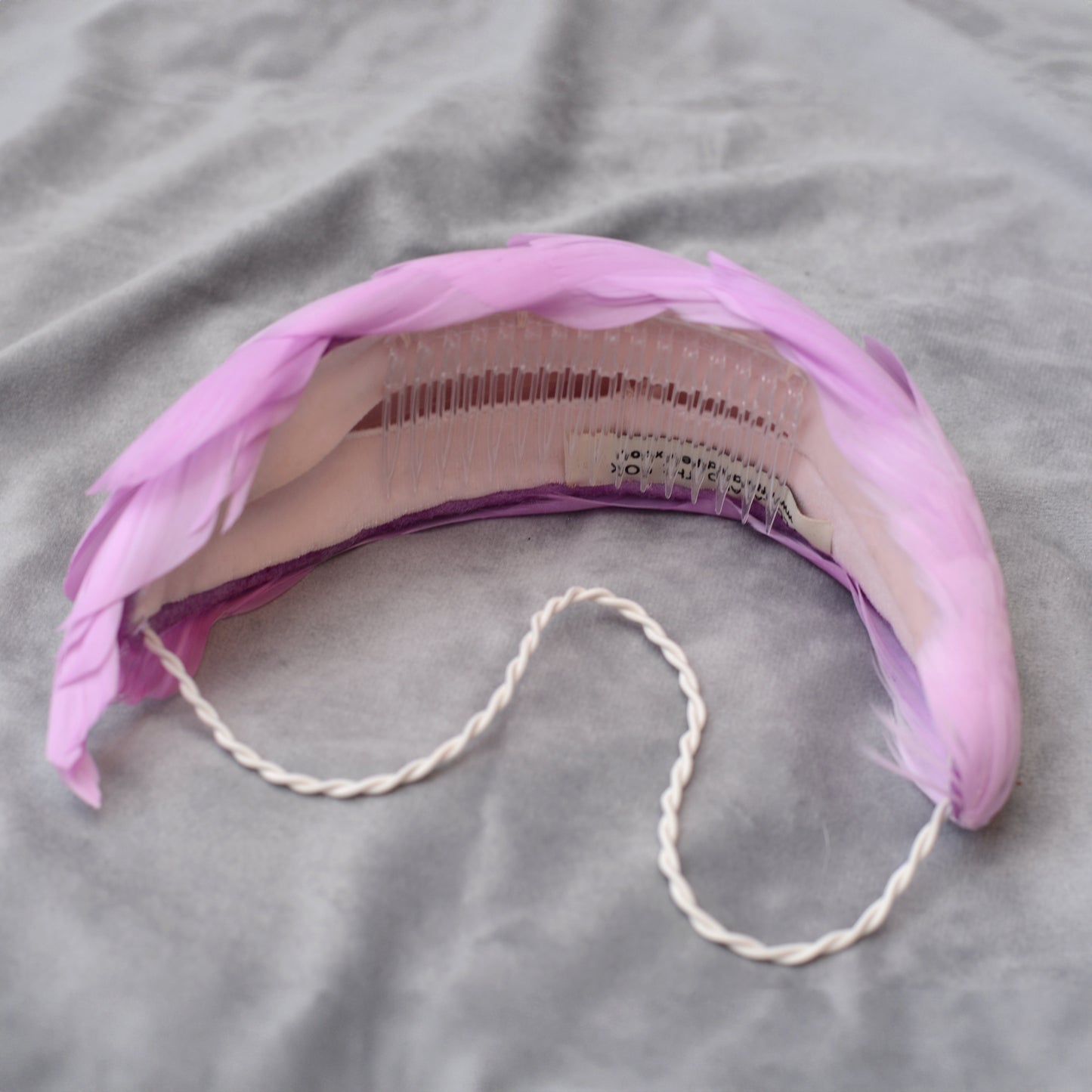 Luxury Lilac Purple Goose Feather Bandeau Headband Fascinator