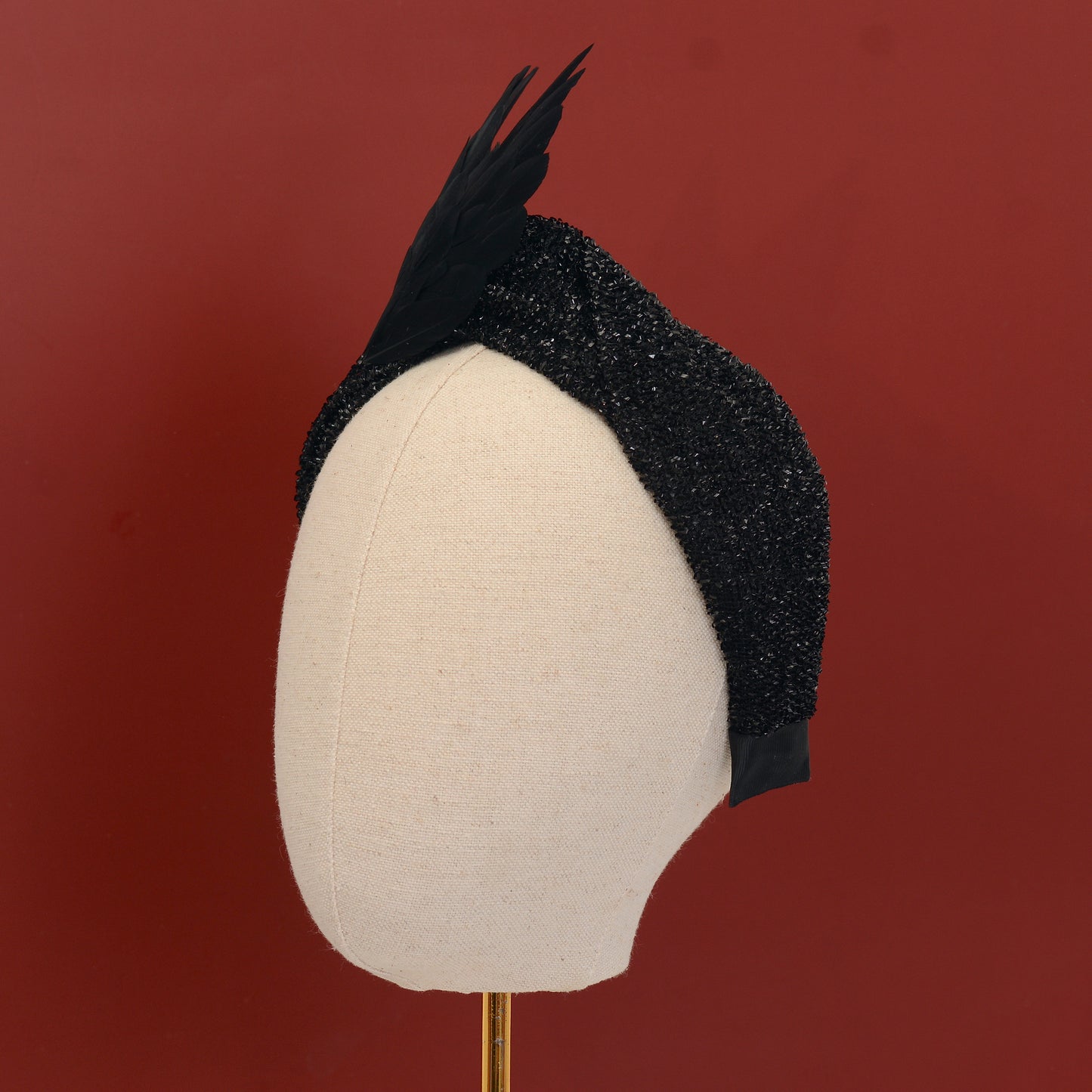 Hex - Black Bird Wing Turban Headband