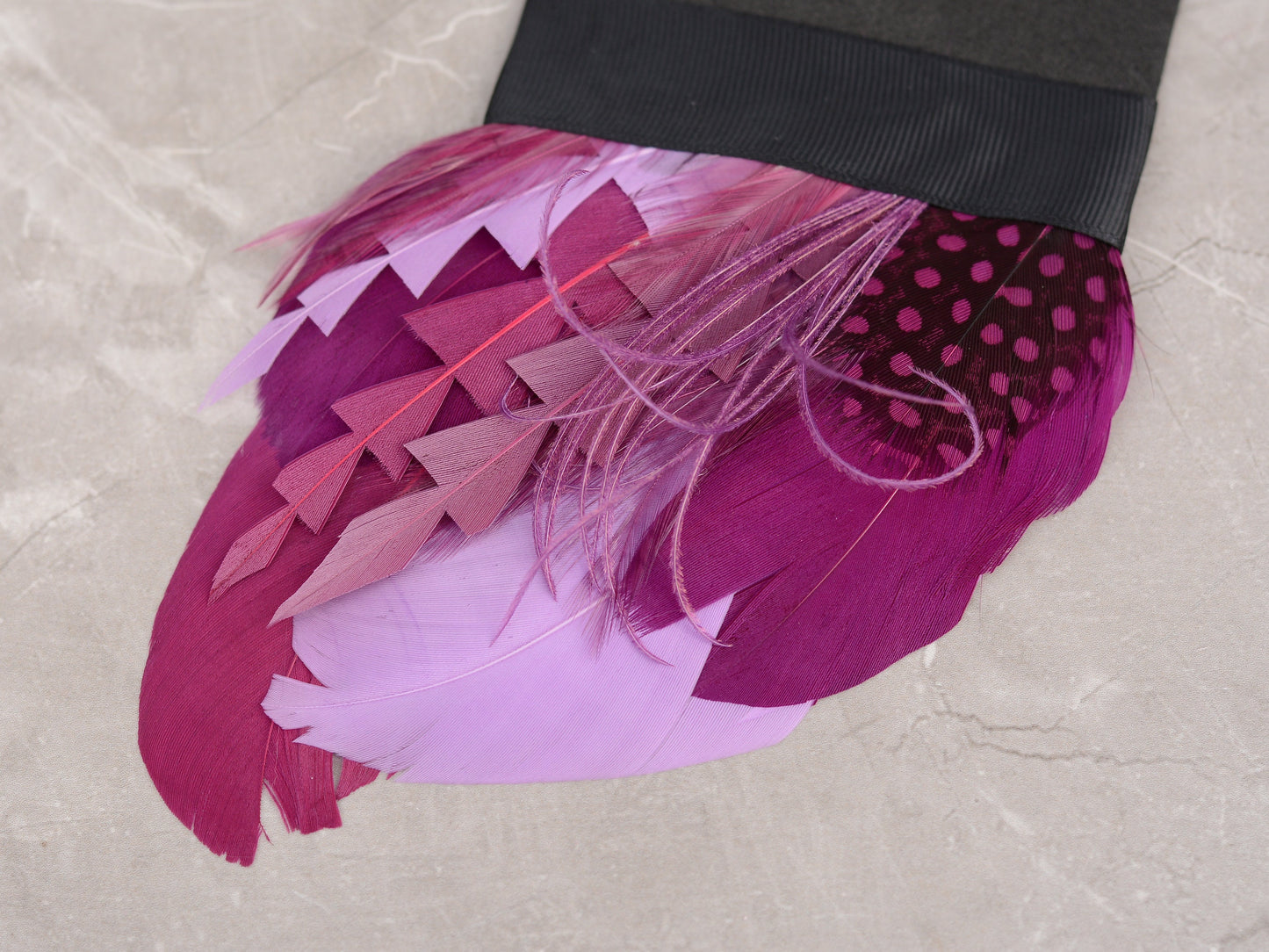 Plum Purple Feather Pocket Square No.229 | Suit Accessory | Feather Neck Tie | Grooms Outfit | Groomsmen Gift | Wedding