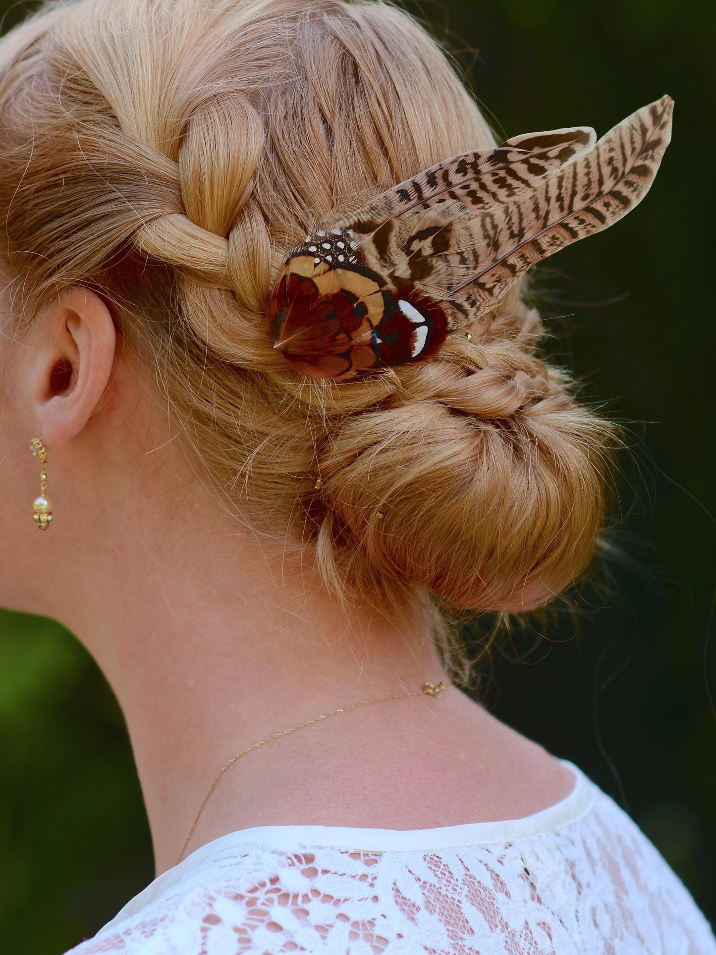Pheasant Feather Hair Clip | Pheasant Feather Fascinator | Feather Headpiece | Bridesmaid Hair Clip | Wedding Fascinator