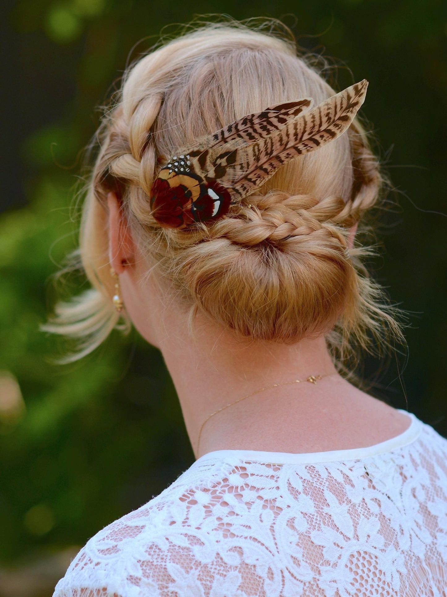 Pheasant Feather Hair Clip | Pheasant Feather Fascinator | Feather Headpiece | Bridesmaid Hair Clip | Wedding Fascinator