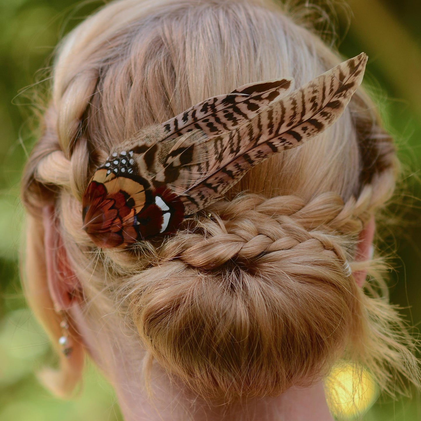 Pheasant Feather Hair Clip | Pheasant Feather Fascinator | Feather Headpiece | Bridesmaid Hair Clip | Wedding Fascinator