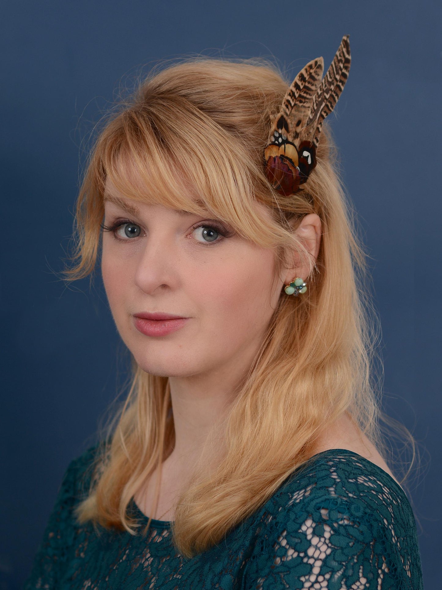 Pheasant Feather Hair Clip | Pheasant Feather Fascinator | Feather Headpiece | Bridesmaid Hair Clip | Wedding Fascinator