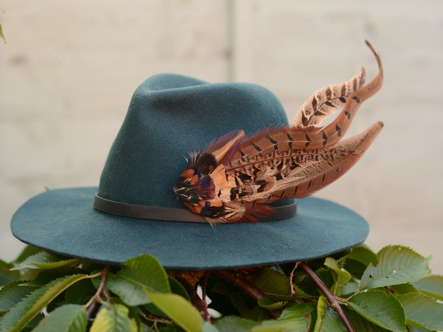 Luxury Natural Copper Pheasant Hat Pin No.326