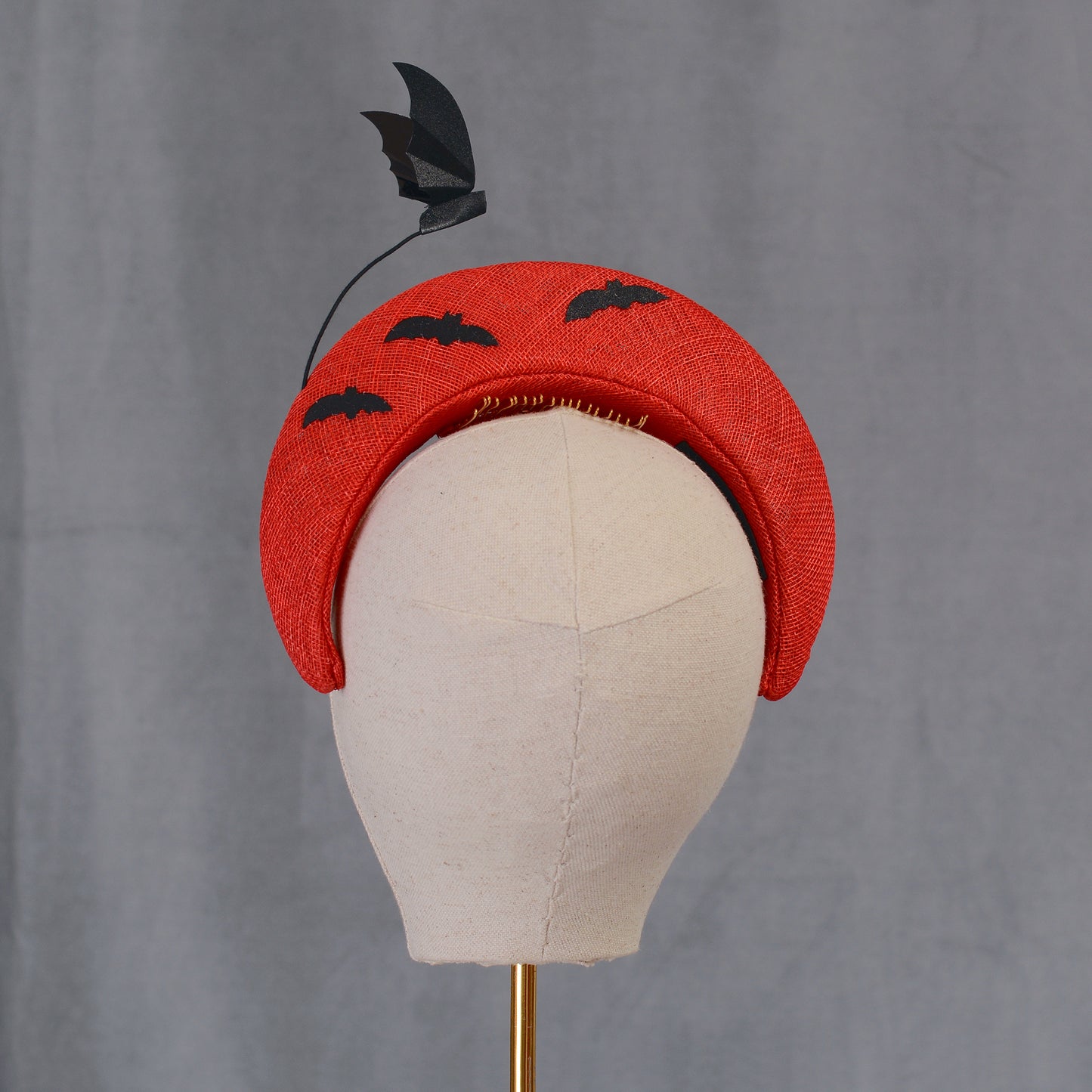 Red Hallows Eve Sky Halo Headpiece
