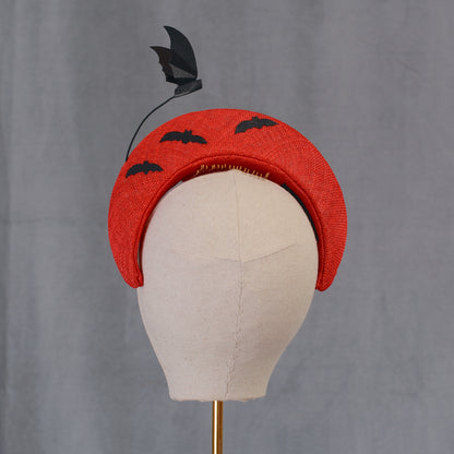 Red Hallows Eve Sky Halo Headpiece