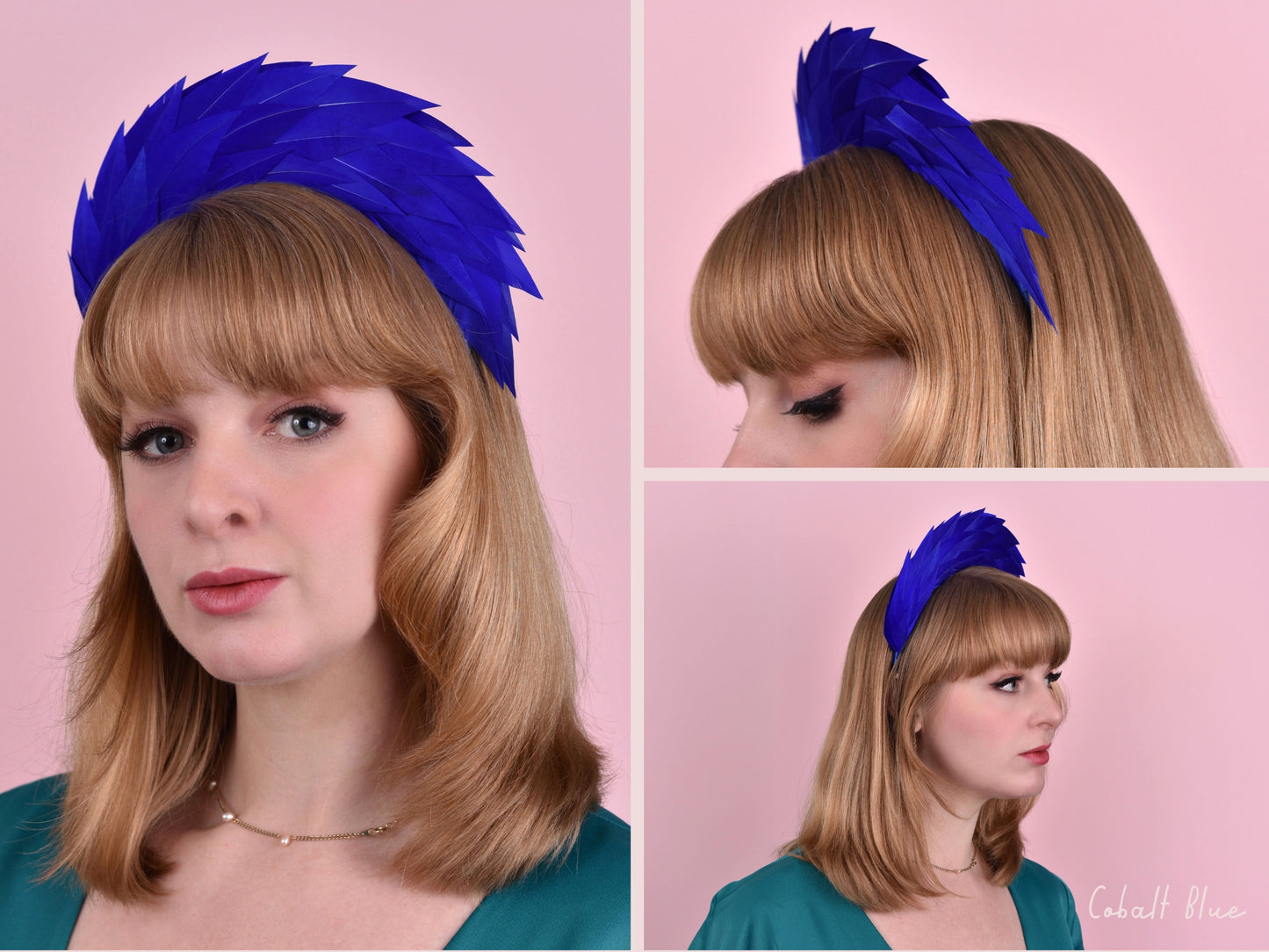 Spiked Feather Halo Headband in a Variety of Colours