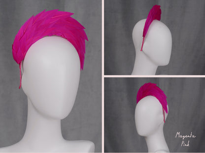 Spiked Feather Halo Headband in a Variety of Colours