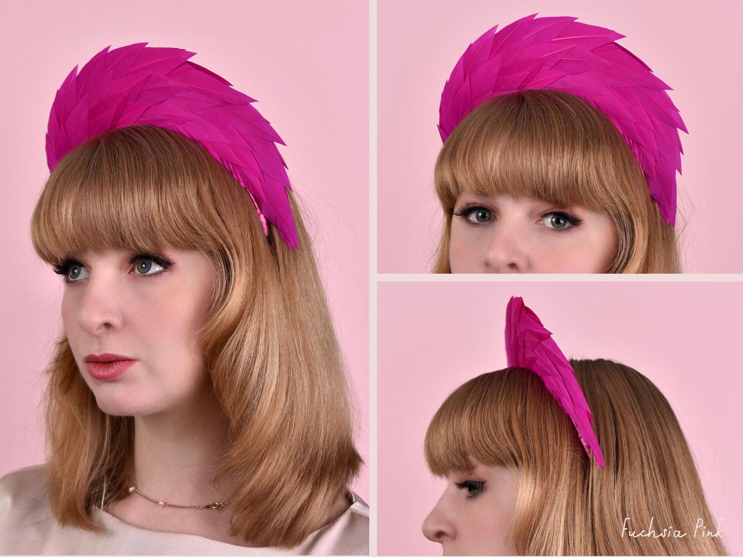 Spiked Feather Halo Headband in a Variety of Colours