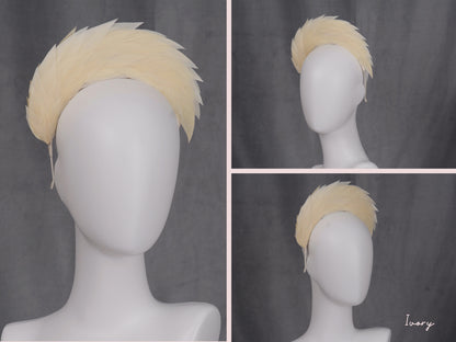 Spiked Feather Halo Headband in a Variety of Colours