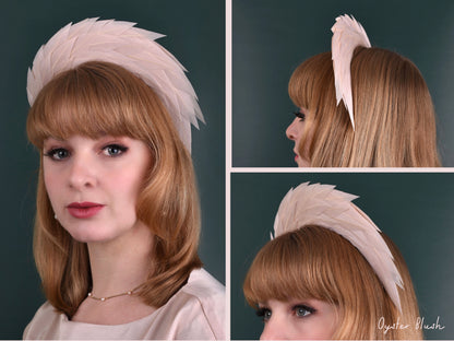 Spiked Feather Halo Headband in a Variety of Colours