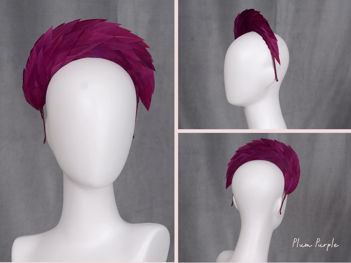 Spiked Feather Halo Headband in a Variety of Colours