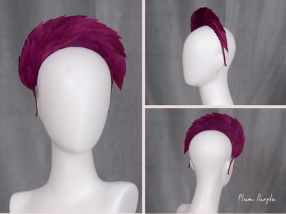 Spiked Feather Halo Headband in a Variety of Colours