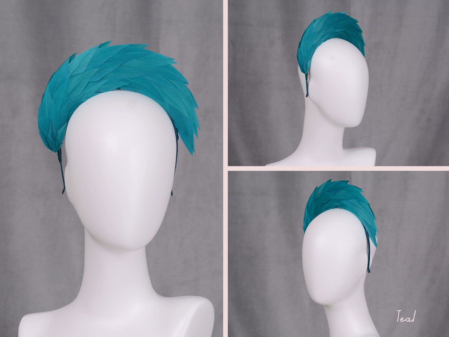 Spiked Feather Halo Headband in a Variety of Colours