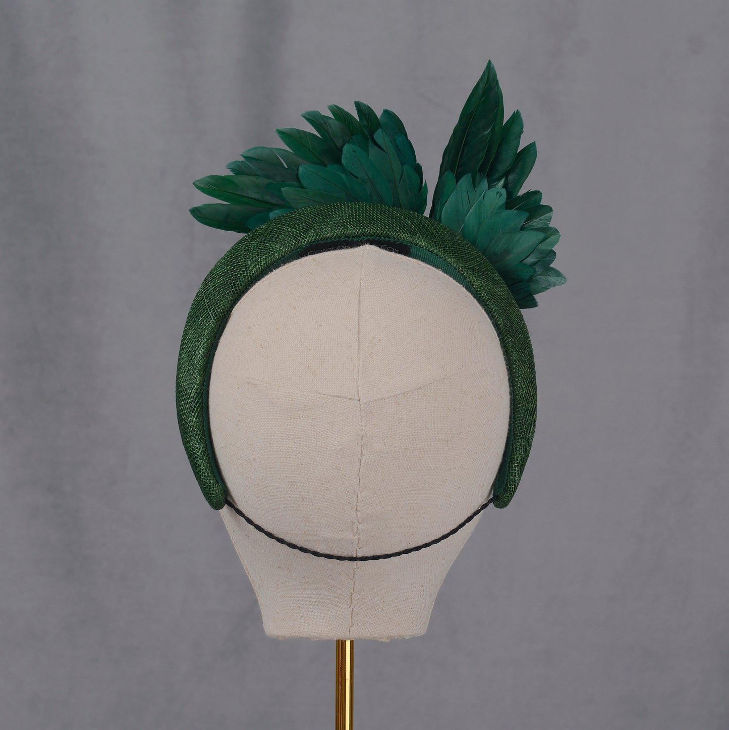 Bird Wing Green Halo Bandeau Fascinator Headband