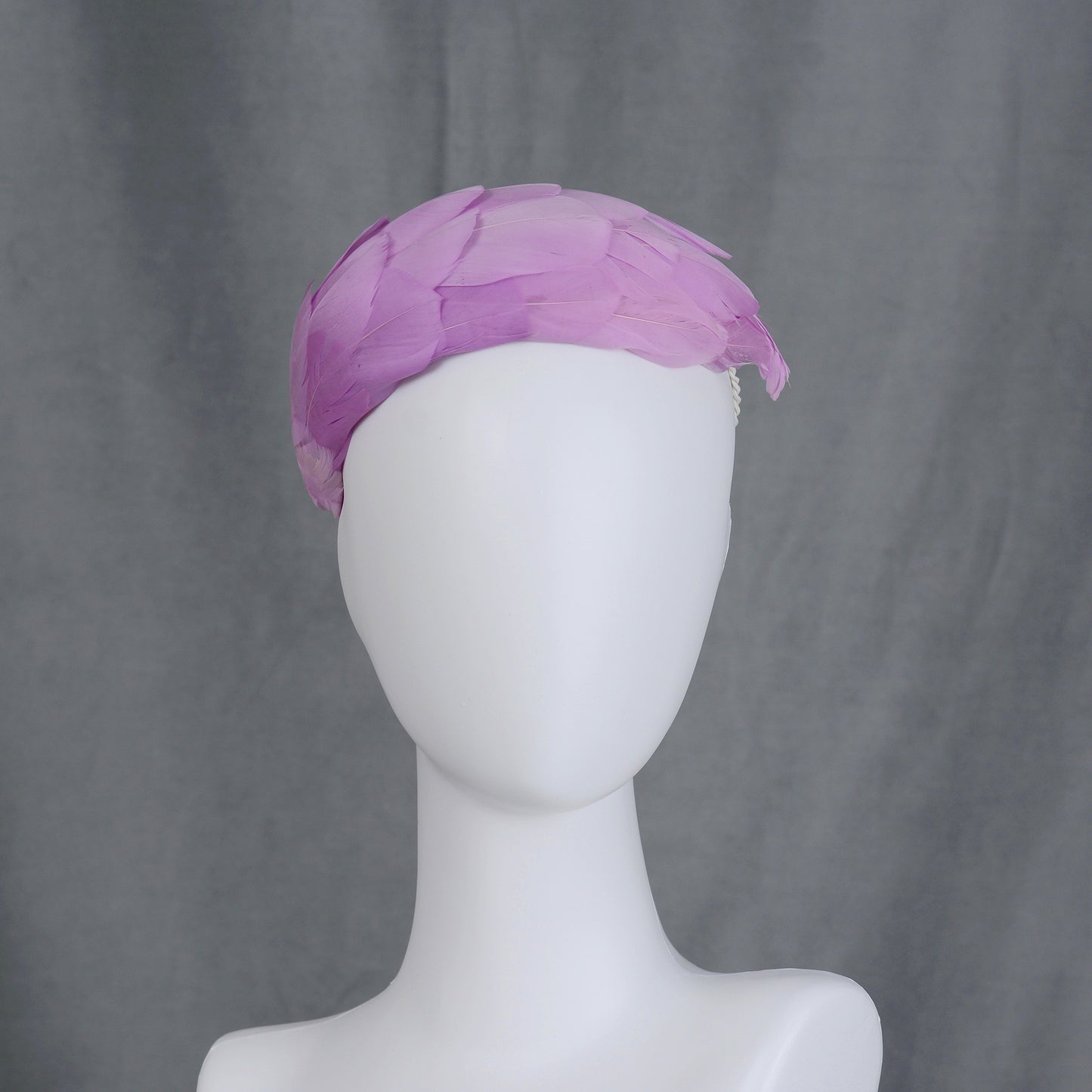 Luxury Lilac Purple Goose Feather Bandeau Headband Fascinator