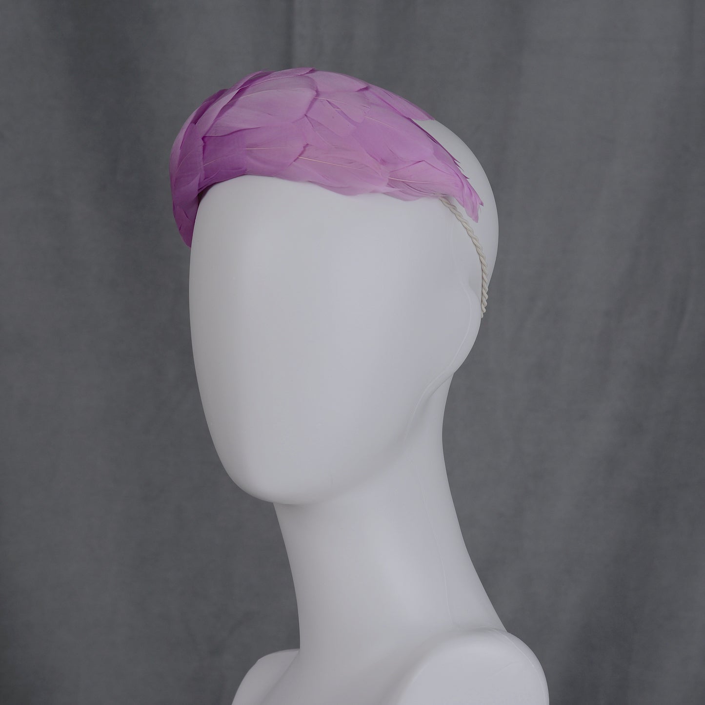 Luxury Lilac Purple Goose Feather Bandeau Headband Fascinator