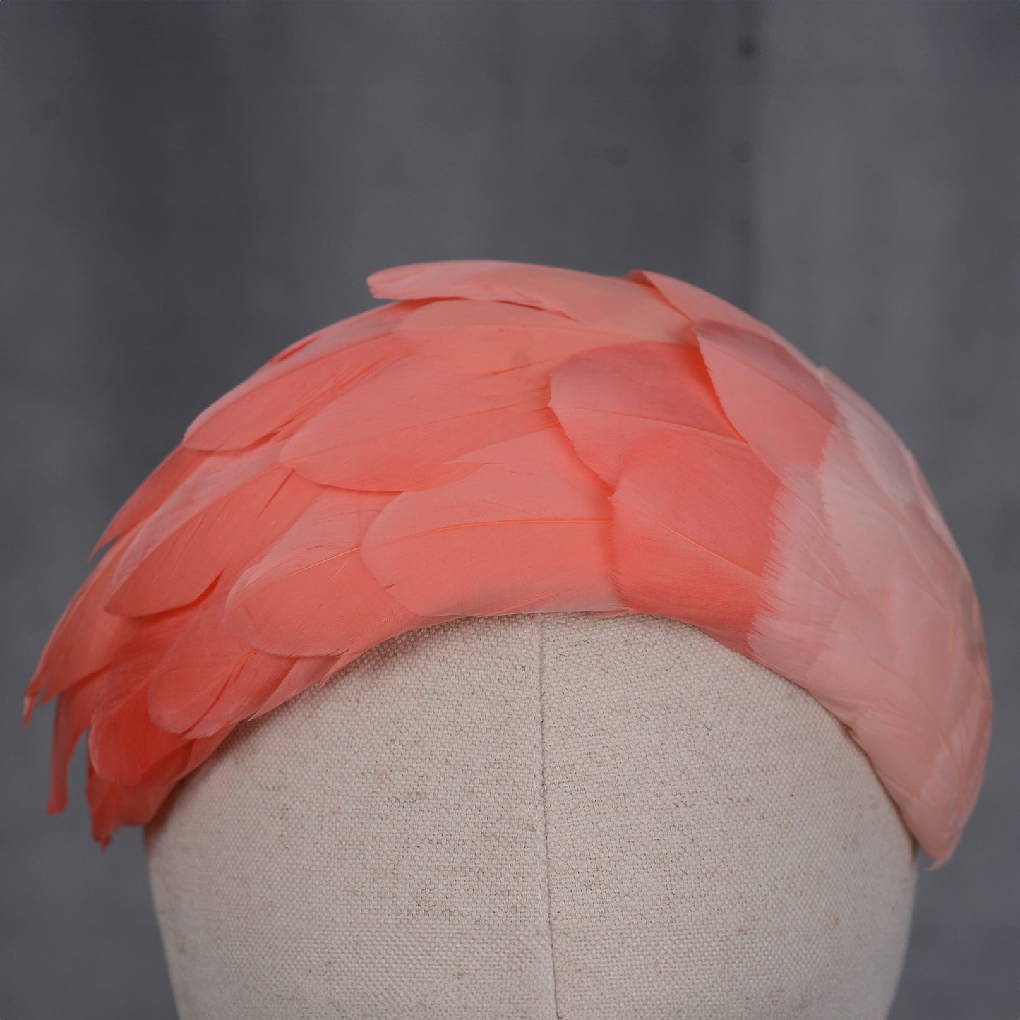 Luxury Flamingo Pink Goose Feather Bandeau Headband Fascinator