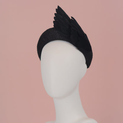 Cordelia - Black Bird Wing Headband