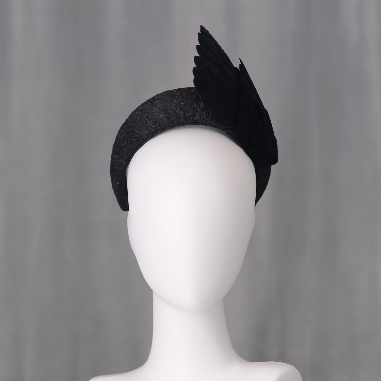 Cordelia - Black Bird Wing Headband