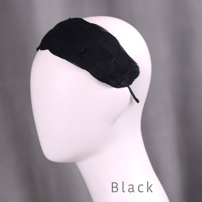 Soft Goose Feather Wide Headband