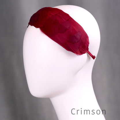 Soft Goose Feather Wide Headband