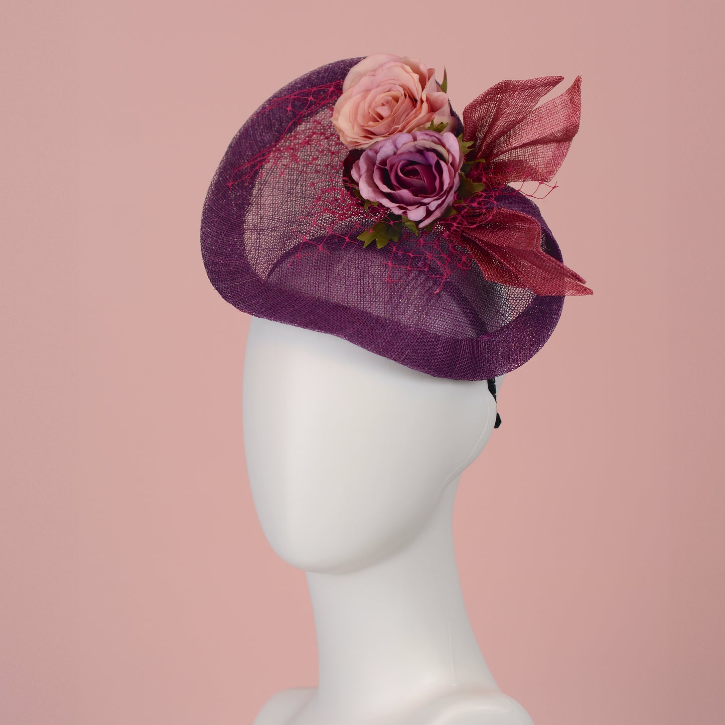 Purple Floral Saucer Hatinator