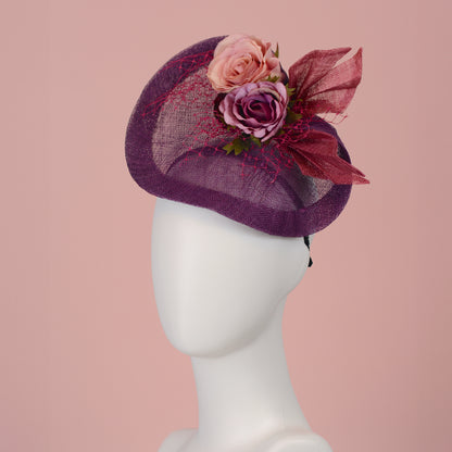 Purple Floral Saucer Hatinator