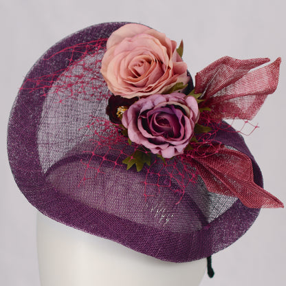 Purple Floral Saucer Hatinator