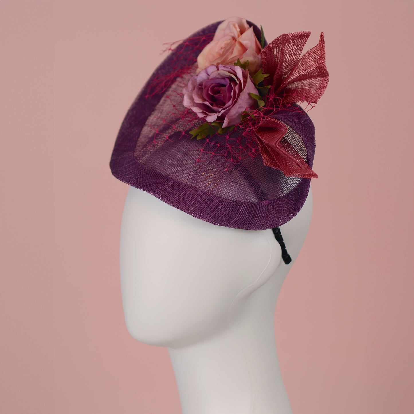 Purple Floral Saucer Hatinator