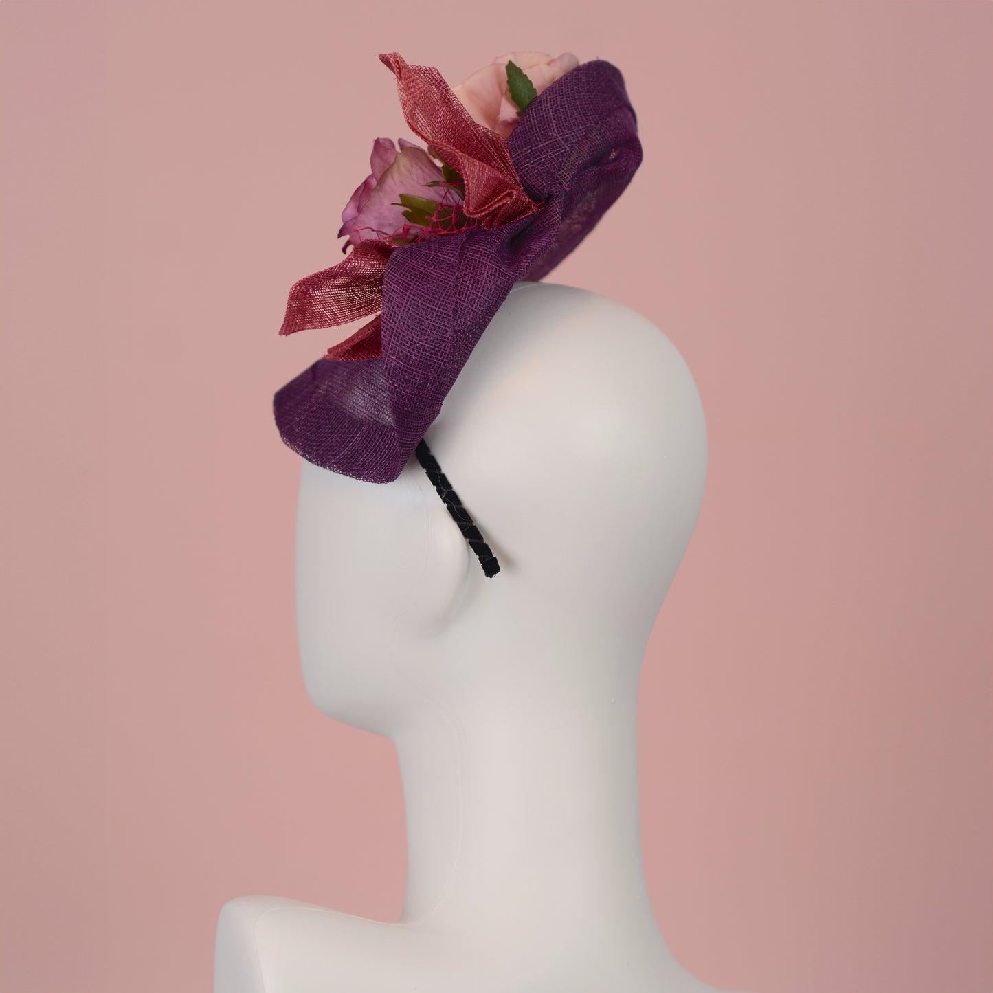 Purple Floral Saucer Hatinator