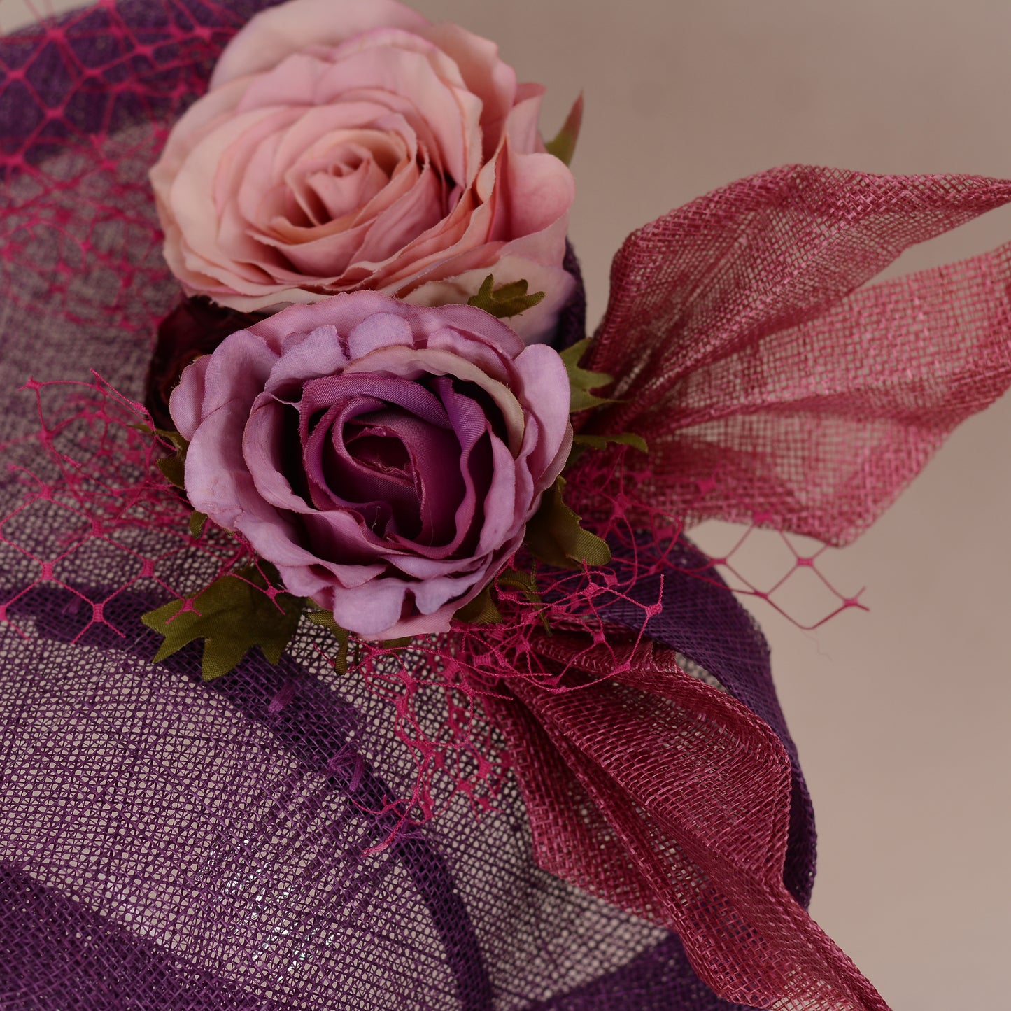 Purple Floral Saucer Hatinator