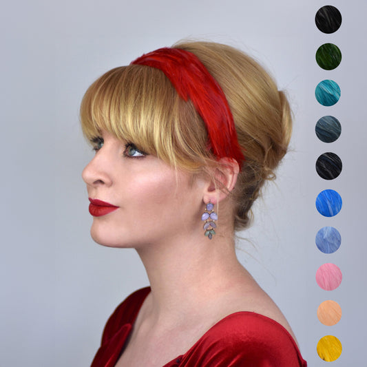 Delicate Feather Headband Aliceband