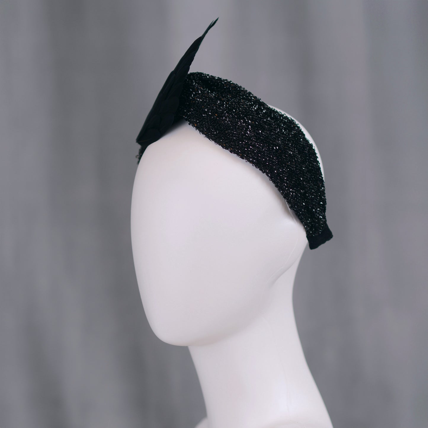Hex - Black Bird Wing Turban Headband