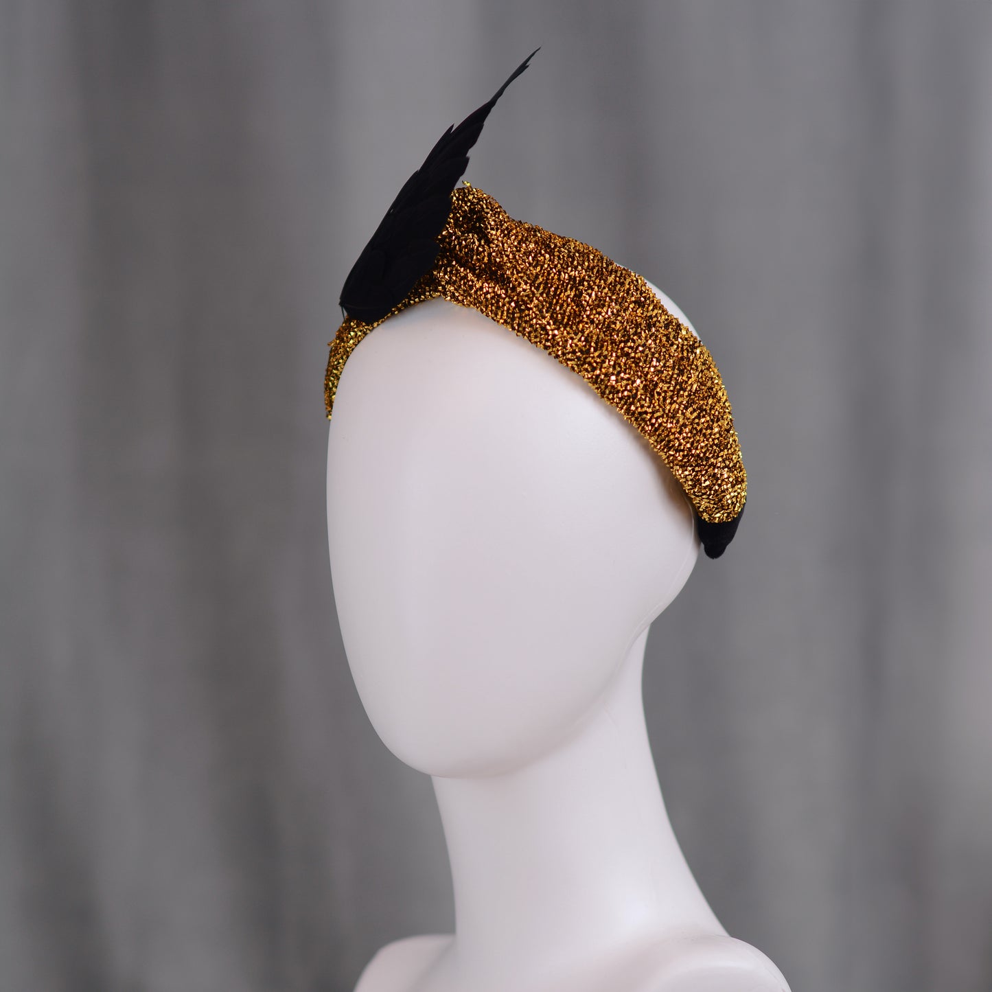 Hex - Black Bird Wing Turban Headband
