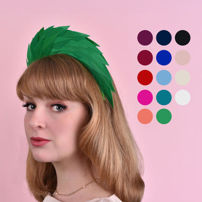 Spiked Feather Halo Headband in a Variety of Colours