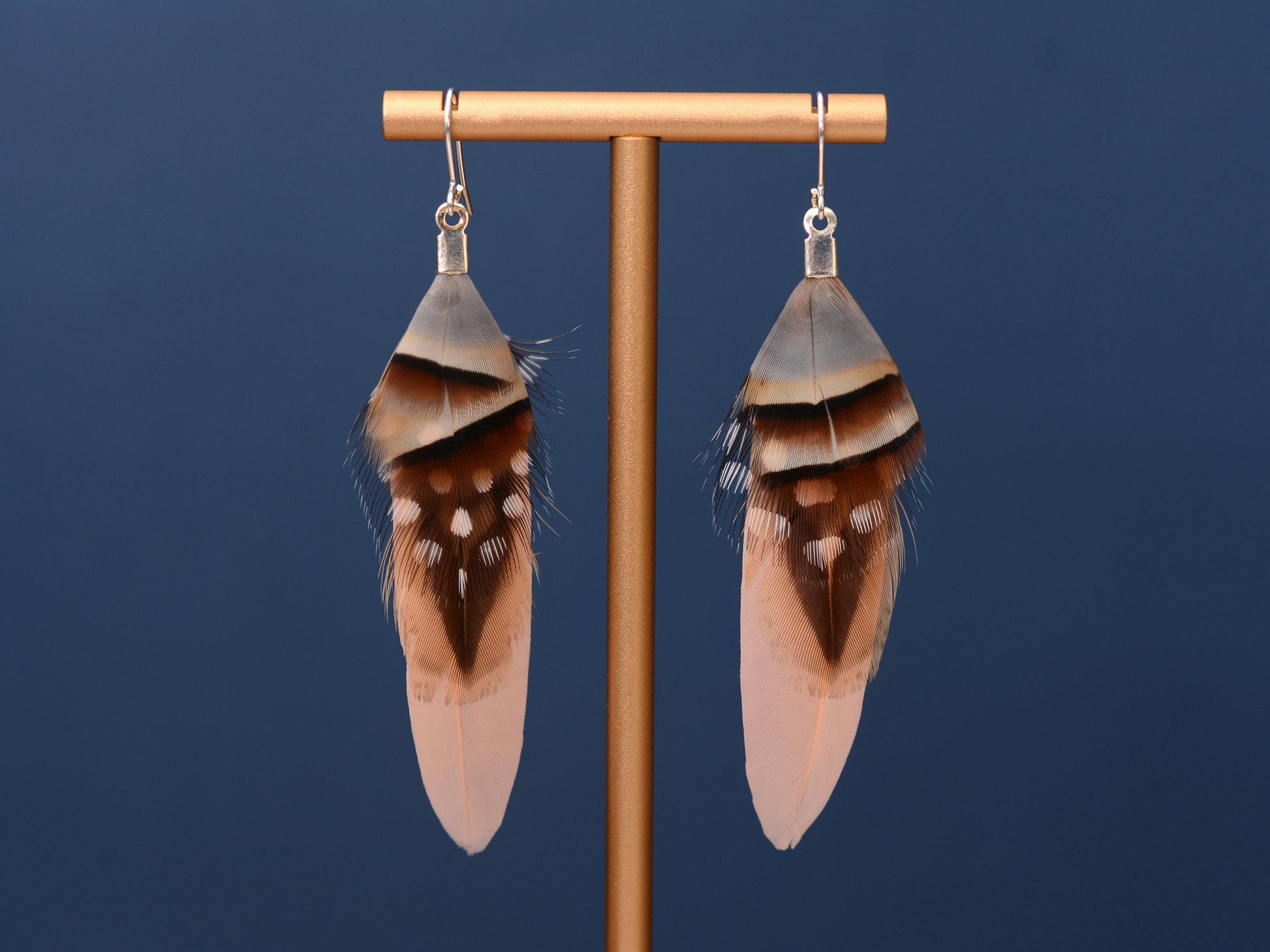 Blush Pink Feather Earrings | Pink Earrings | Festival Earrings | Feather Jewellery | Festival Jewellery | Bohemian | Drop Earrings