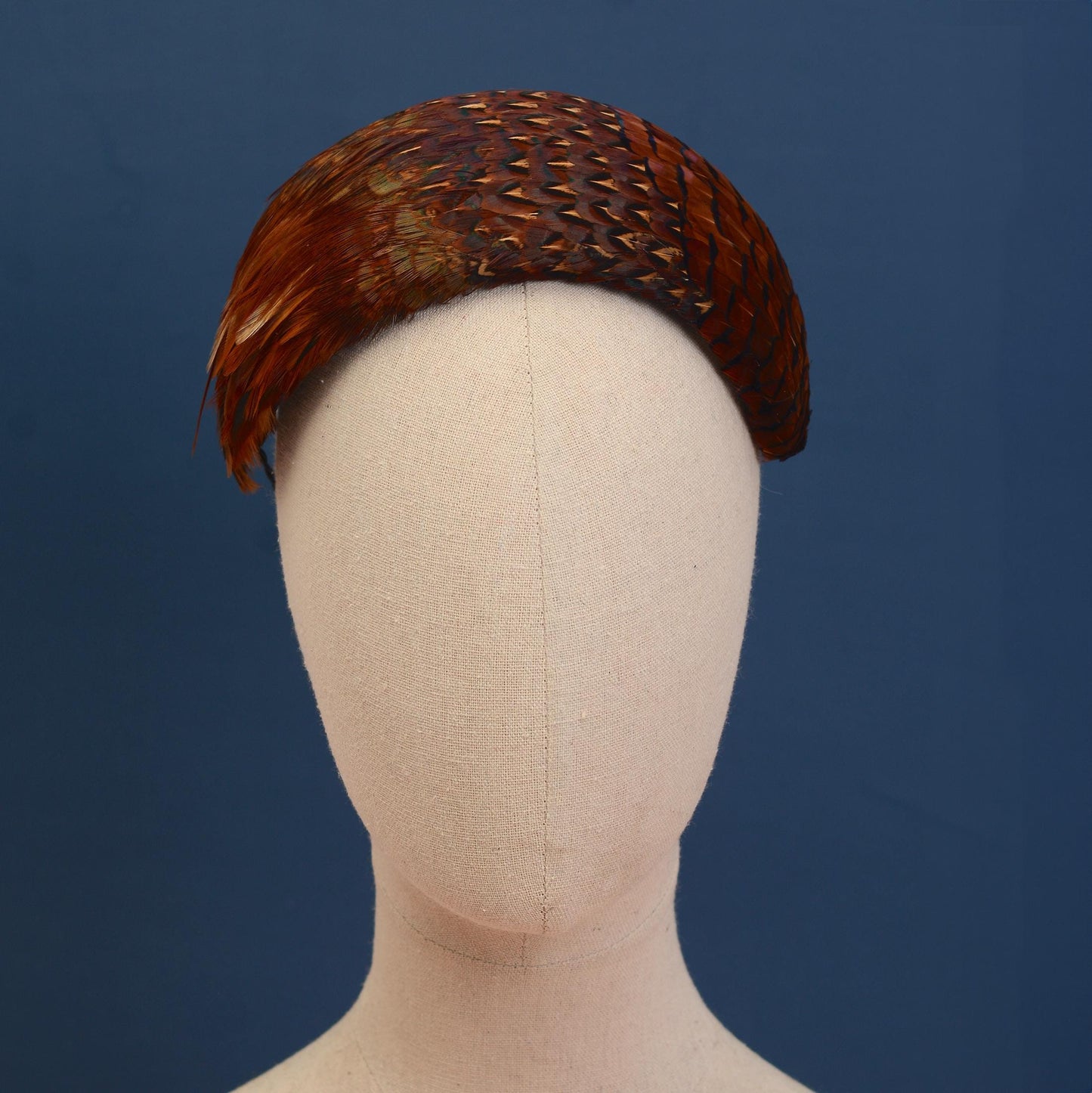 Copper Pheasant Feather Bandeau Headband Fascinator | Pheasant Feather Hat | Wedding Fascinator