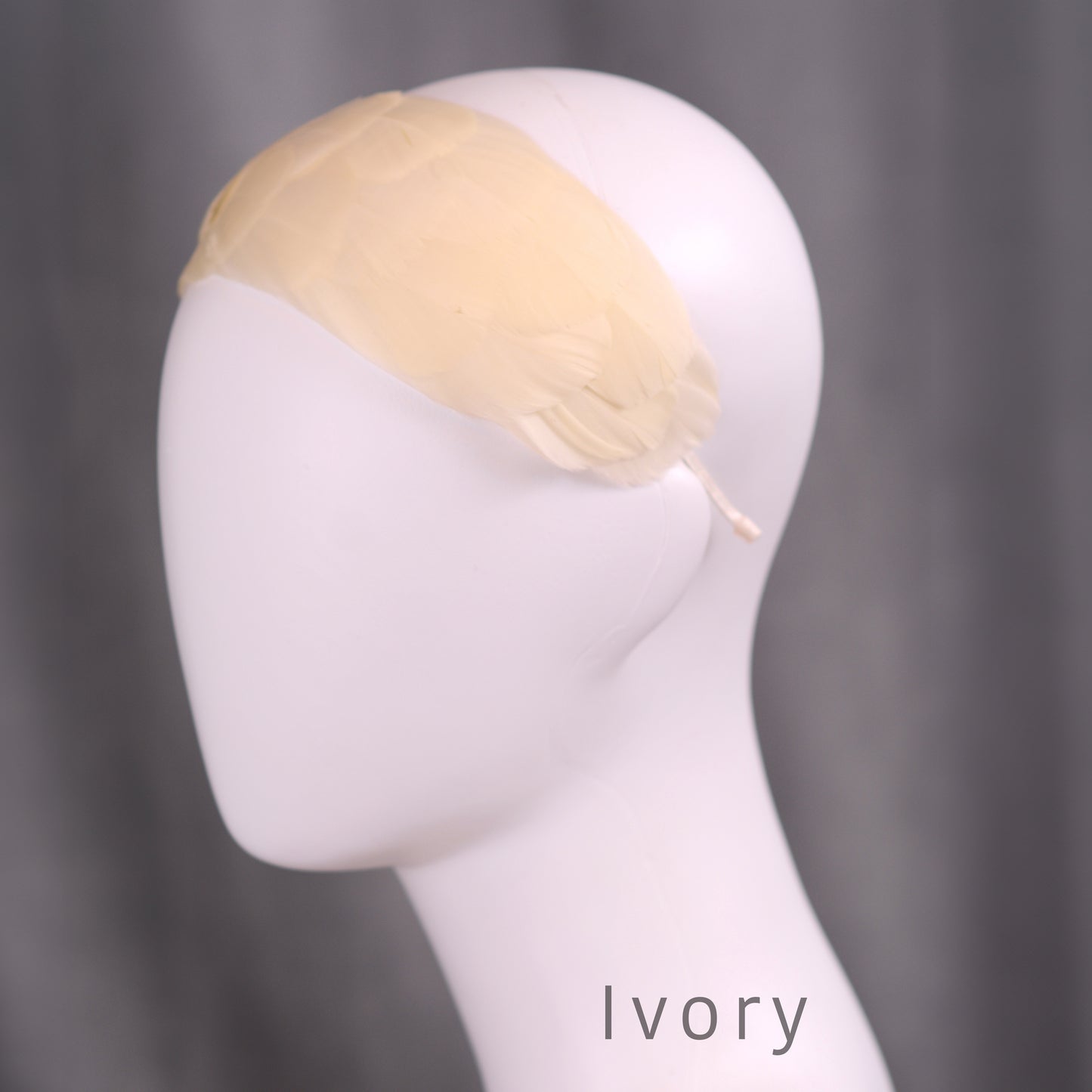 Soft Goose Feather Wide Headband