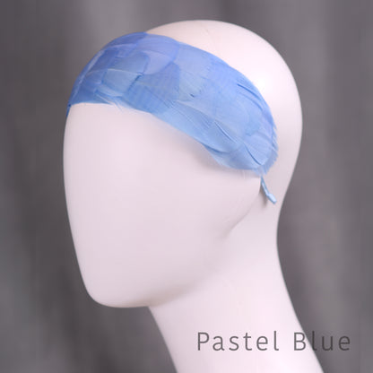 Soft Goose Feather Wide Headband