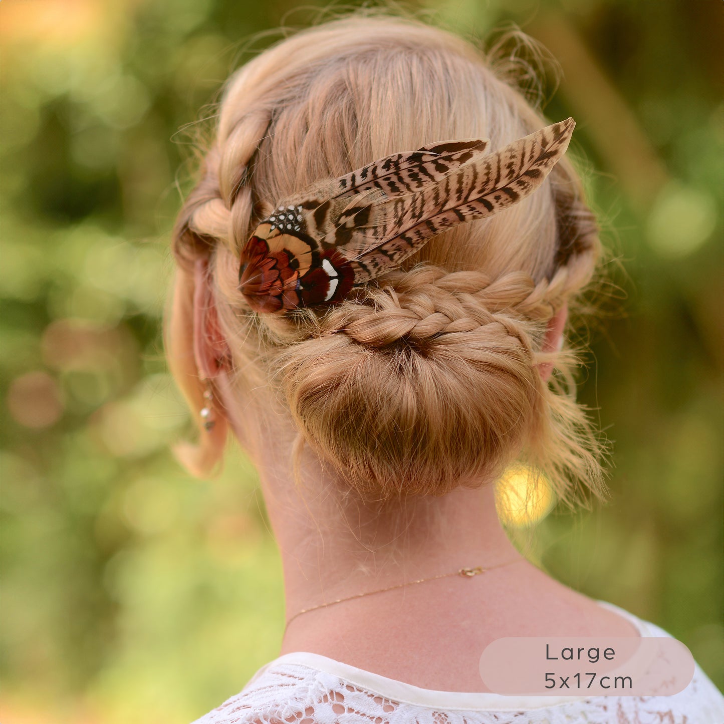 Natural Pheasant Feather Hair Clips / Fascinator