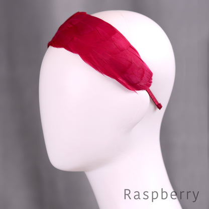 Soft Goose Feather Wide Headband