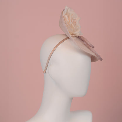 Floral Saucer Hatinator Pastel Blush Pink and Lilac