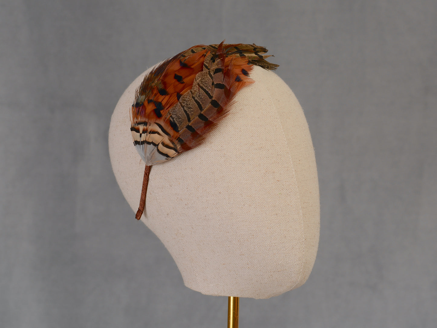 Pheasant Feather Fascinator Headband No.017