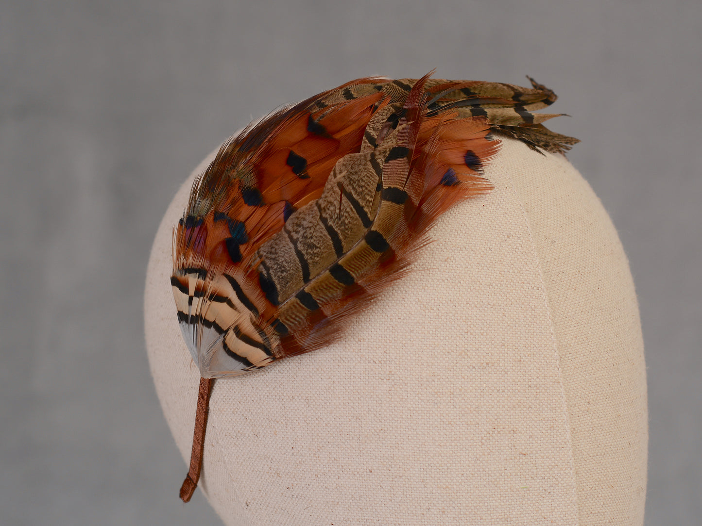 Pheasant Feather Fascinator Headband No.017