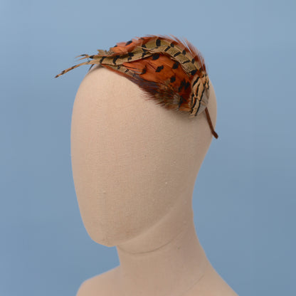 Pheasant Feather Fascinator Headband No.017