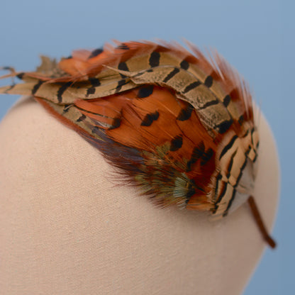 Pheasant Feather Fascinator Headband No.017