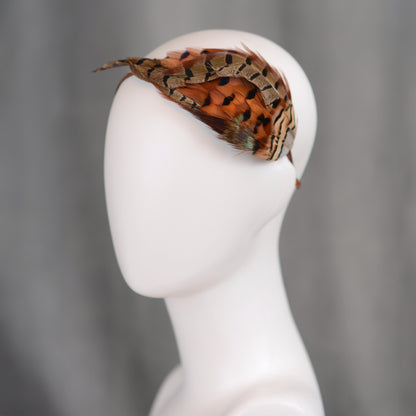 Pheasant Feather Fascinator Headband No.017