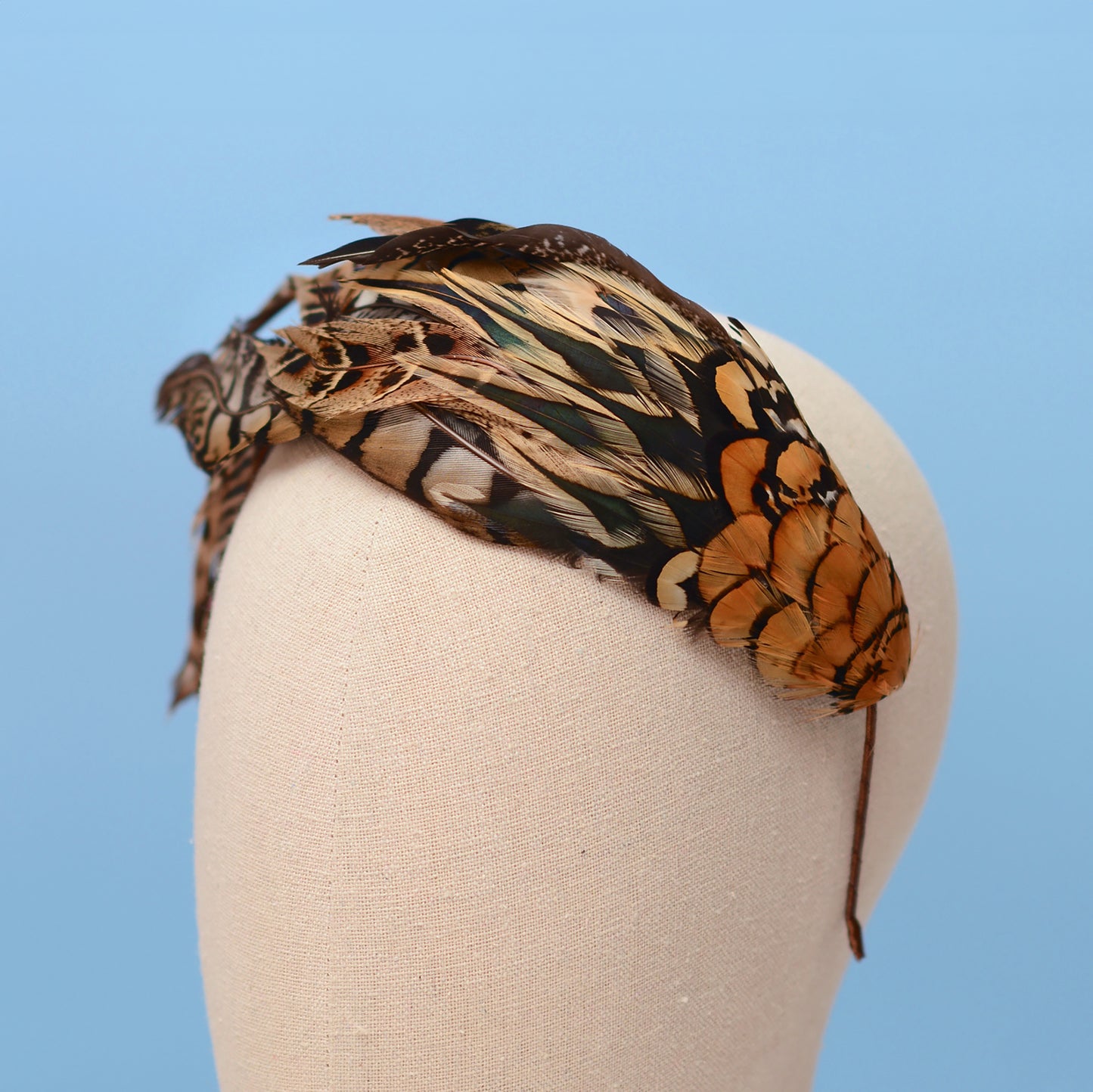 Pheasant Feather Headpiece No.019 - Feather Fascinator